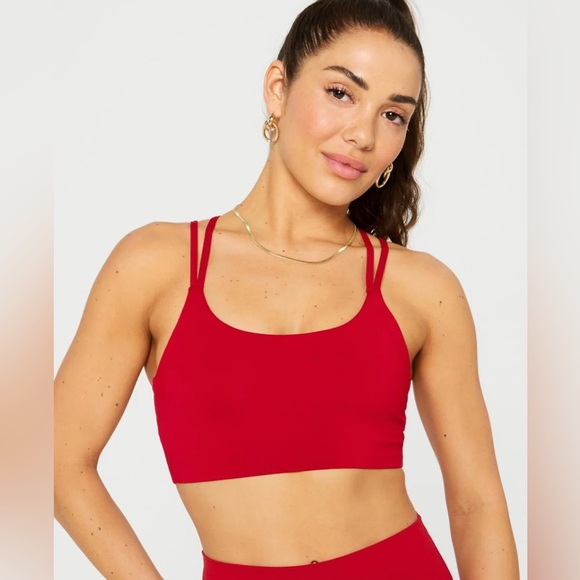 Fabletics Other - NWT, Fabletics, Principal Low Impact Bra, Holly Berry, Small